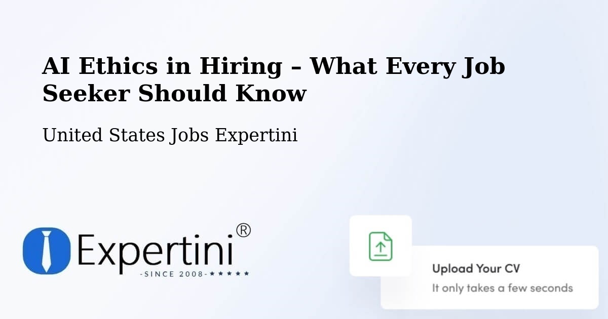 AI Ethics in Recruitment & Hiring – Arlington - Arlington, United States Jobs Expertini