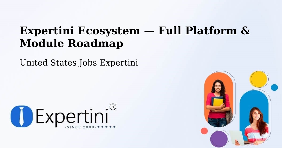 Expertini Ecosystem — Full Platform & Module Roadmap – Arlington